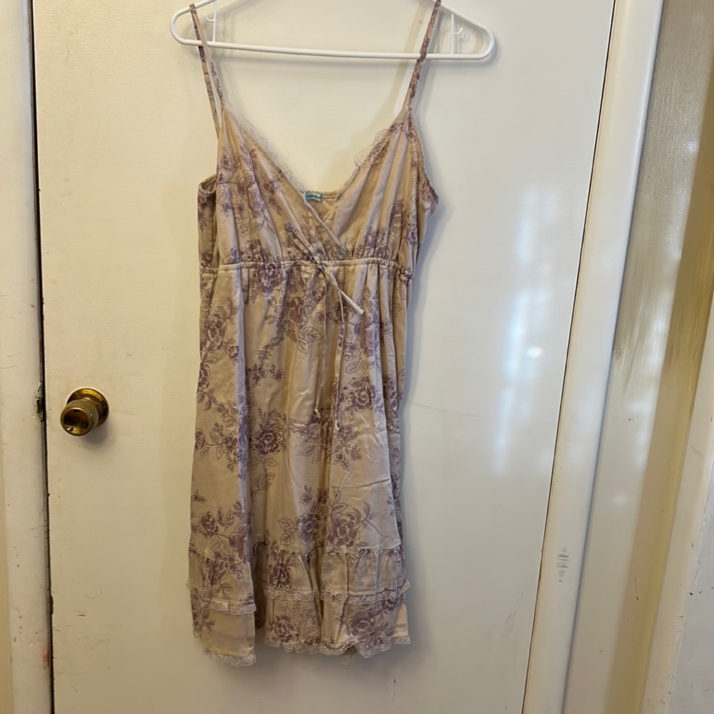 Maurice’s Women’s Dress Cream/Purple Size XL